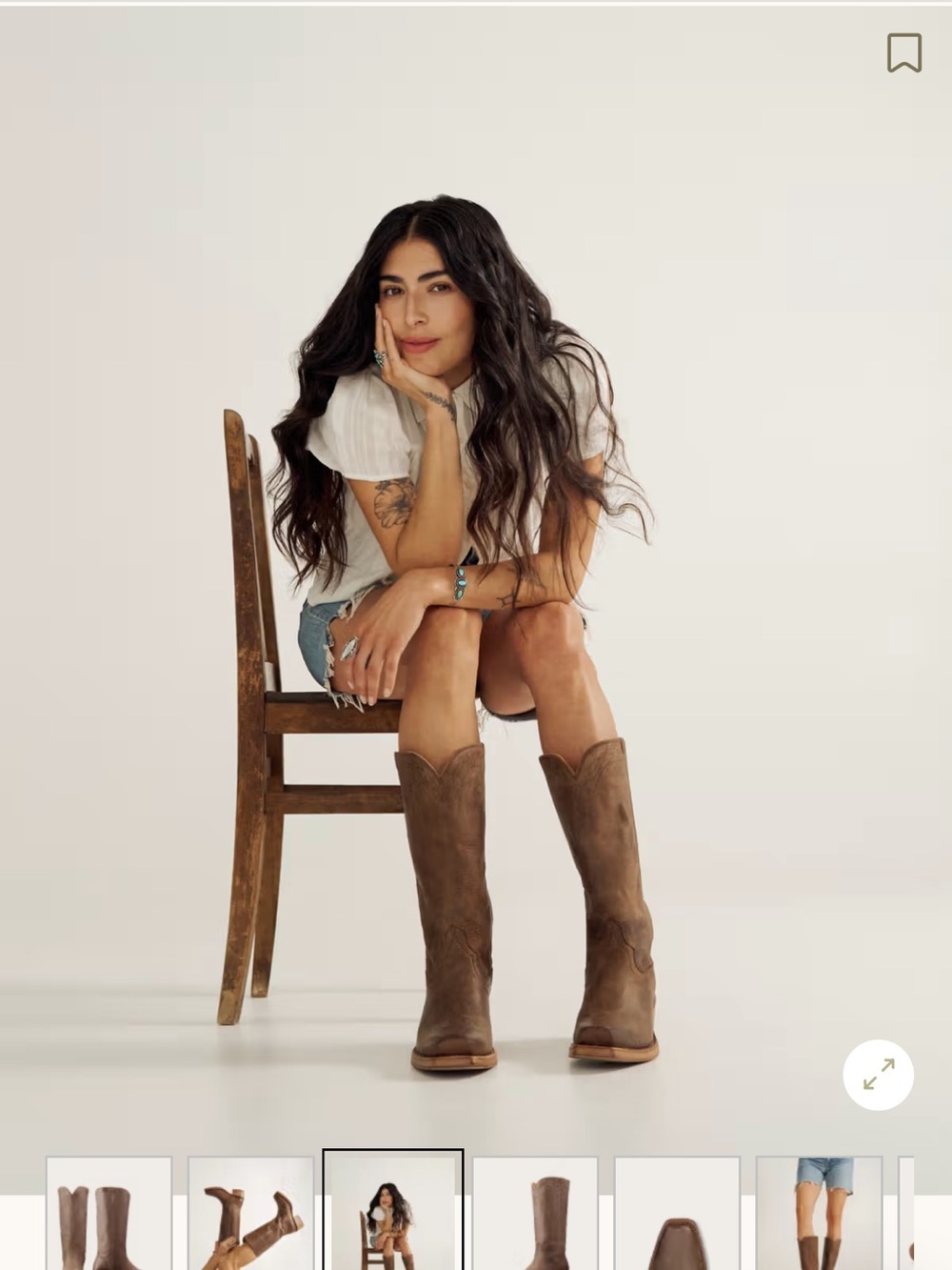 Tecovas Brown Suede Cowboy Boots